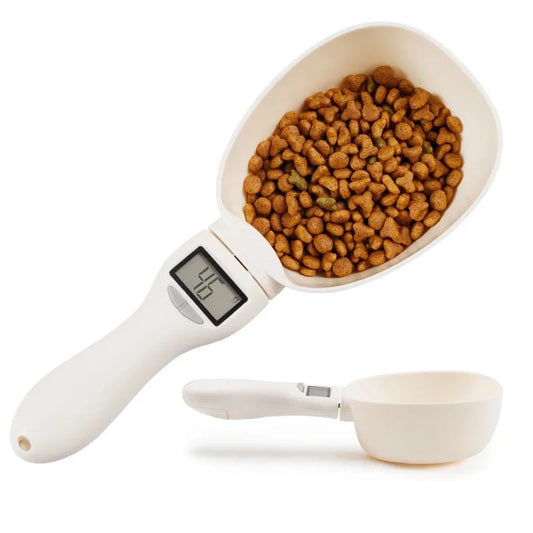 Pet Food Scale LCD Electronic Precision Weighing Tool Dog Cat Feeding Food Measuring Spoon Digital Display Kitchen Scale